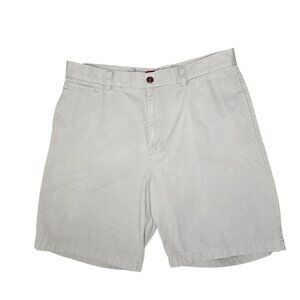 Chaps Mens 38 Khaki Cotton Casual Shorts